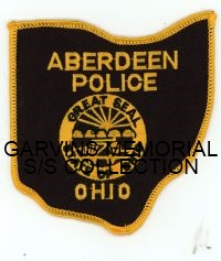 OHIO,ABERDEEN POLICE 1
